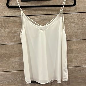 Babaton Aritzia White Blouse Tank